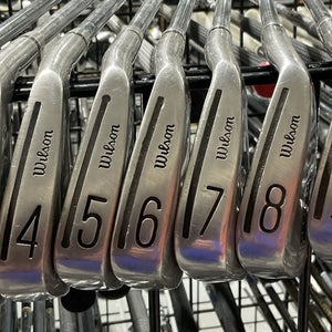 Wilson REFLEX 2-P Irons Set 37" DYNAPOWER Stiff Flex Steel Shaft RH USED