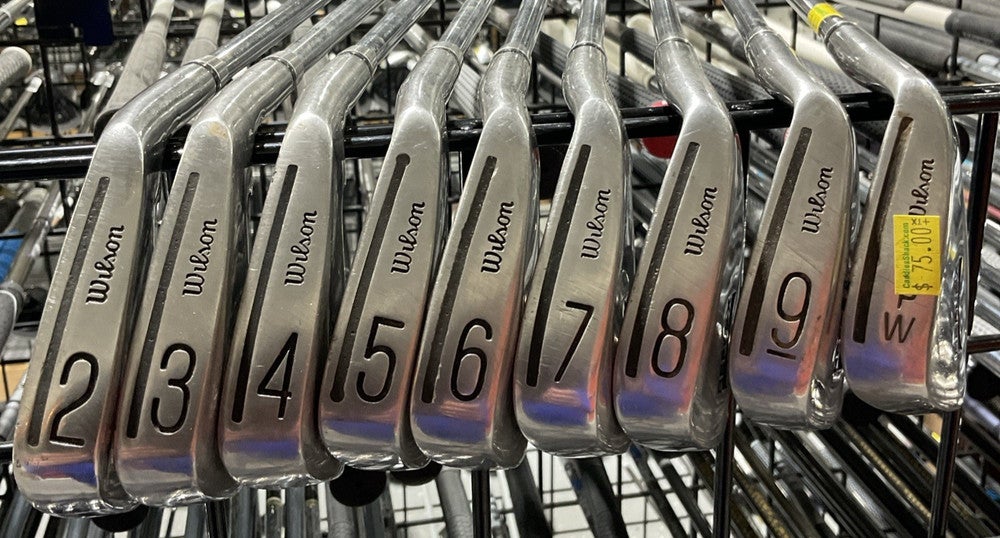 Wilson REFLEX 2-P Irons Set 37" DYNAPOWER Stiff Flex Steel Shaft RH USED