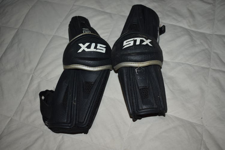 STX Stallion HD Lacrosse Arm Pads, Black, Medium