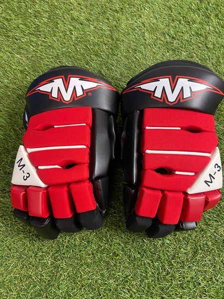 Black Senior Mission M-3 Gloves 14" (Used)