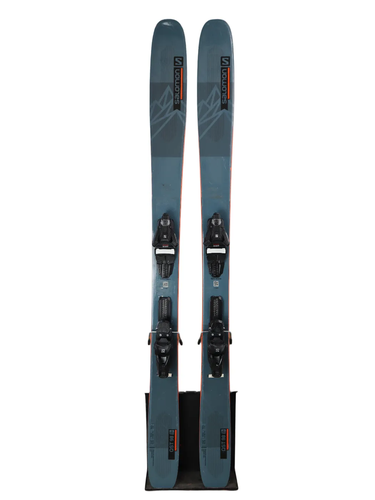 Used 2022 Salomon QST 98 Skis with Salomon NX 12 Bindings