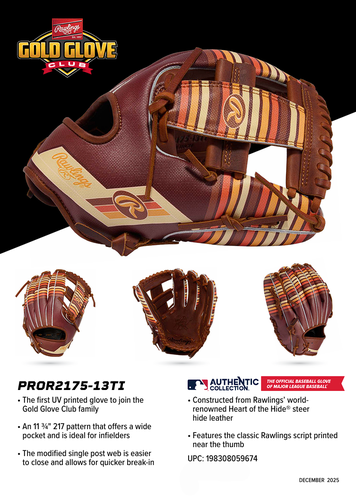 New 2025 December Rawlings RH Infield Heart of the Hide Baseball Glove 11.75"