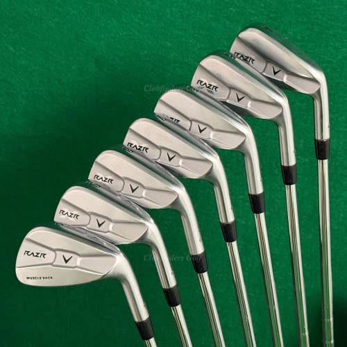 Callaway RAZR X Muscleback Forged 4-PW Iron Set KBS Tour Steel Stiff