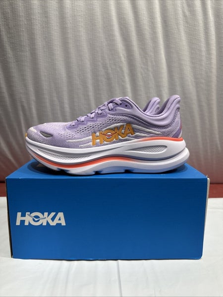 Hoka One One Bondi 9 1162012/AGH Women's US 8B Aster Flower Running Shoes FL4297