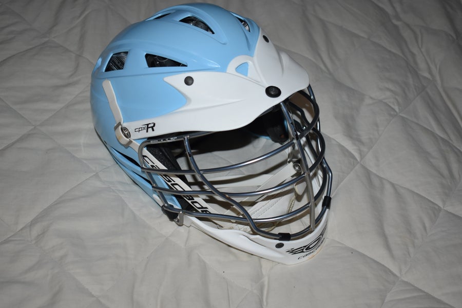 Cascade CPX-R Player Helmet w/Adjustable SPRFIT, Light Blue/White - Great Condition!