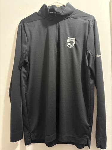 Nike Dri-Fit 1/4 Zip Performance Pullover - Men’s Medium - Black - Philips Logo