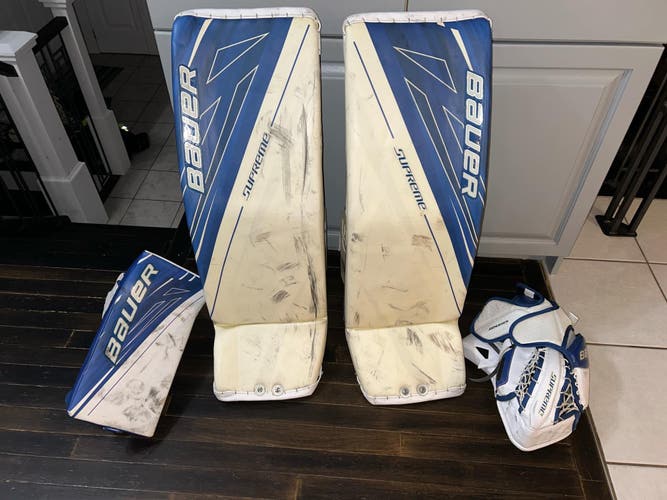 34" 2017 Bauer Supreme 1S Regular Goalie Full Set Pro Stock (Used)