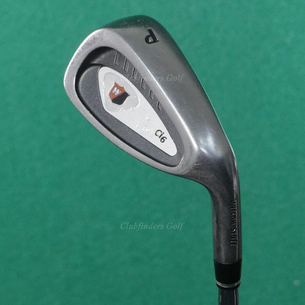 Wilson Staff Ci6 PW Pitching Wedge Factory True Temper Taper-Tech CL Steel Stiff