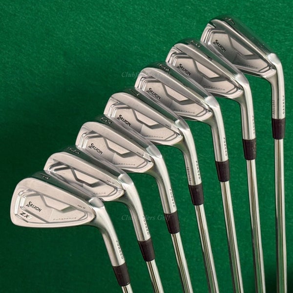 Srixon ZX7 MK II Forged 4-PW Iron Set Project X Rifle 6.5 Steel Extra Stiff