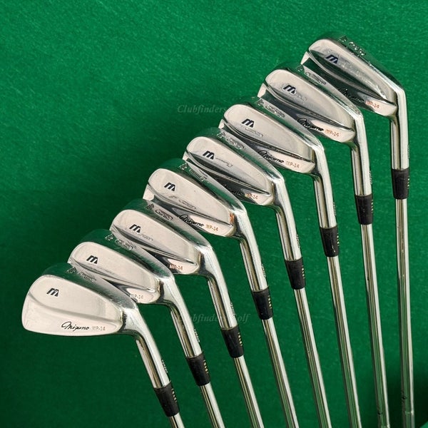 Mizuno MP-14 Forged 3-PW Iron Set Dynamic Gold Sensicore S300 Steel Stiff