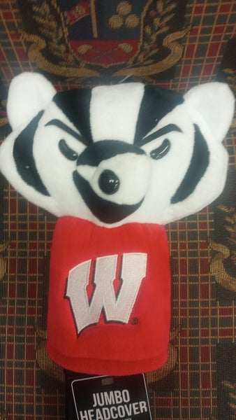 Wisconsin Badgers Mascot Jumbo Golf Headcover Driver - Team Golf -NCAA Bucky