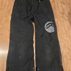 Black Unisex Youth Size 12 SYNC Ski Pants (Used)