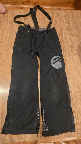 Black Unisex Youth Size 12 SYNC Ski Pants (Used)