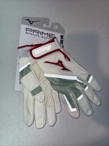 Mizuno Prime Special Edition Fastpitch Batting Gloves Size Large (INV328)