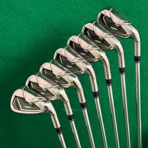 TaylorMade RBZ RocketBallz High Polish 4-PW Iron Set Factory RBZ Steel Regular