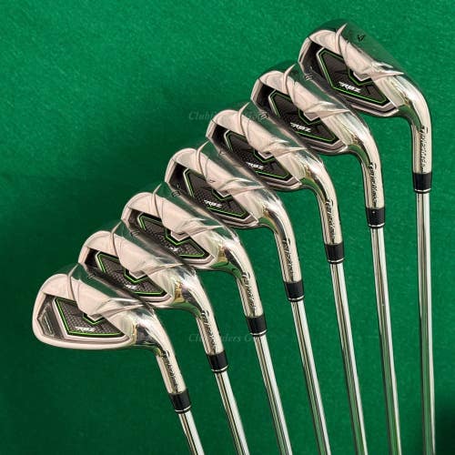 TaylorMade RBZ RocketBallz High Polish 4-PW Iron Set Factory RBZ Steel Regular