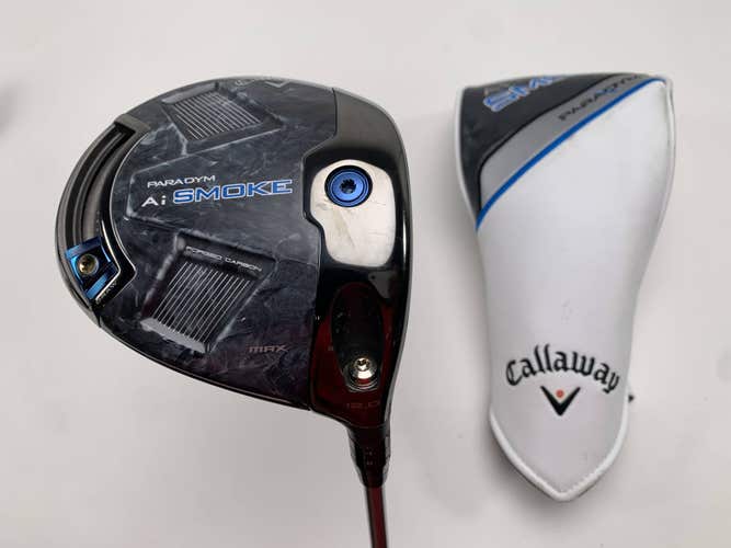 Callaway Paradym Ai Smoke Max Driver 12* Aldila Ascent Senior RH HC Midsize Grip