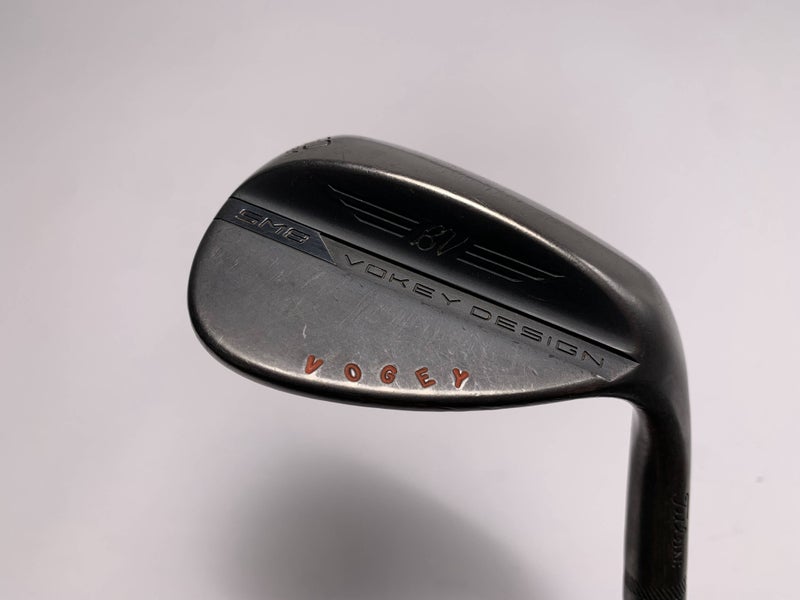 Titleist Vokey SM8 Jet Black Lob Wedge LW 60* 8 Bounce M-Grind Wedge RH