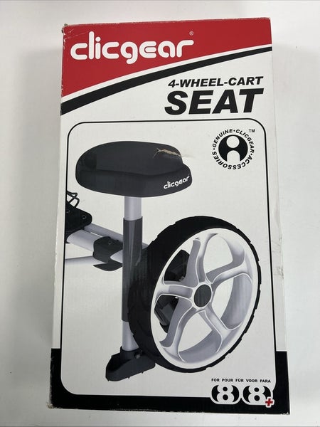 Clicgear 4- Wheel Golf Cart Seat Fits Series 8.0 Model