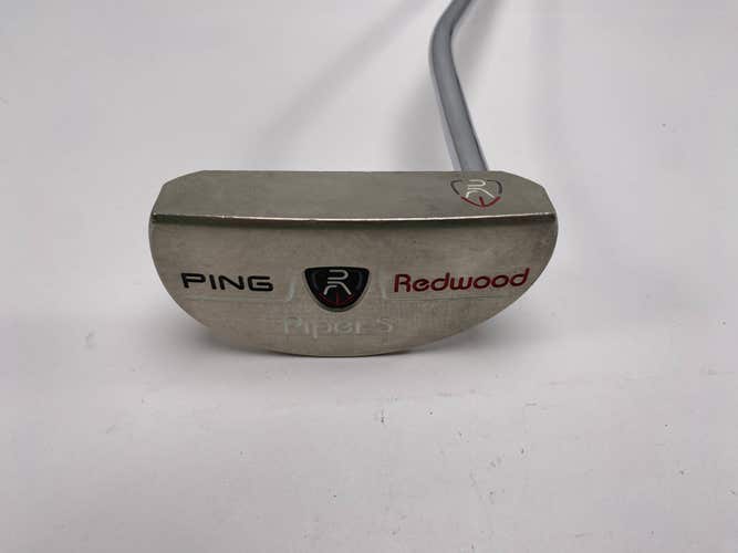 Ping Redwood Piper S Putter 34" SuperStroke Flatso 2.0 Black Dot Mens RH