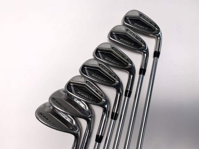 Cobra KING F8 Iron Set 6-PW+GW+SW Aldila Rogue Pro 65g Regular Graphite Mens RH