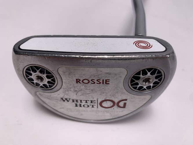 Odyssey White Hot OG Rossie DB Putter 32" SuperStroke Flatso 1.0 Mens RH