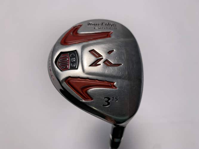 Tour Edge Exotics CB3 Tour 3 Fairway Wood 15* Motore Exotics Tour 80g Stiff RH