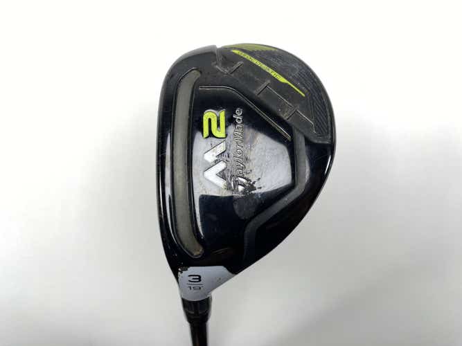 TaylorMade M2 2017 3 Hybrid 19* M2 Reax 75g Stiff Graphite Mens LH