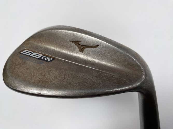 Mizuno T22 Raw Wedge 58* 8 Dynamic Gold Tour Issue S400 Stiff Steel Mens RH