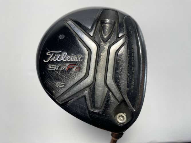 Titleist 917 F2 3 Fairway Wood 15* Diamana M+60 x5ct 60g Stiff RH Oversize Grip