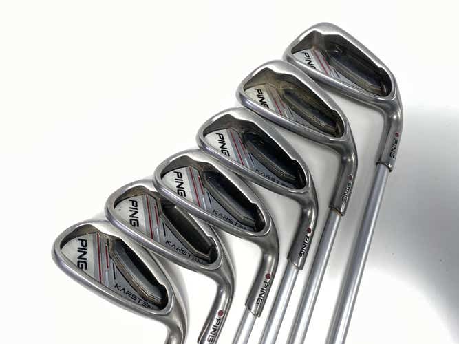 Ping Karsten 2014 Iron Set 7-PW+GW+SW Maroon Dot 5* Up KS 401 Regular RH