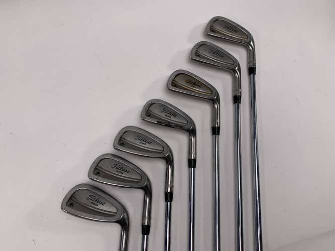 Titleist DCI 990 Iron Set 4-PW FCM Rifle 6.0 Stiff Steel Mens RH