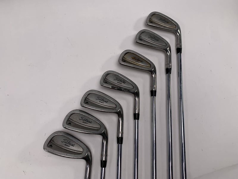 Titleist DCI 990 Iron Set 4-PW FCM Rifle 6.0 Stiff Steel Mens RH