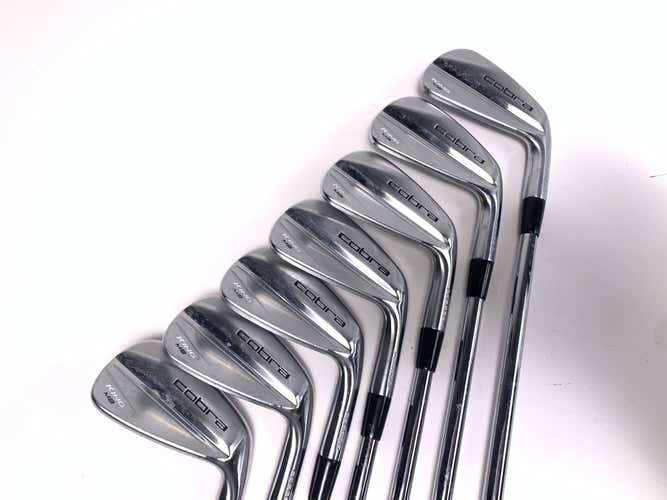 Cobra KING Forged MB 2023 Iron Set 4-PW KBS Tour 130 Extra Stiff Steel Mens RH