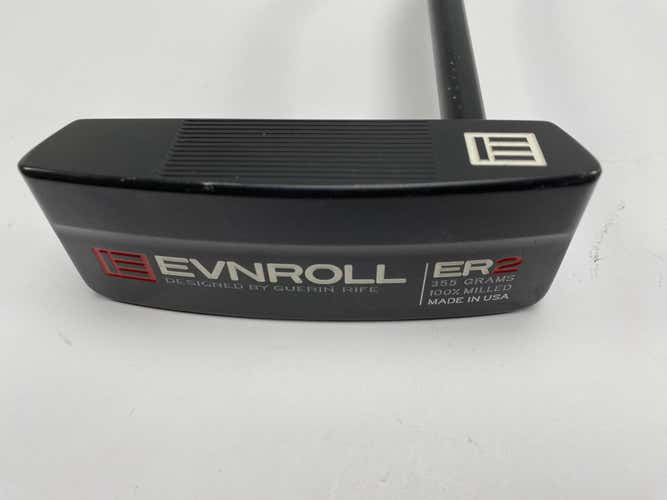 Evnroll ER2 Mid Blade Black Putter 35" Mens RH