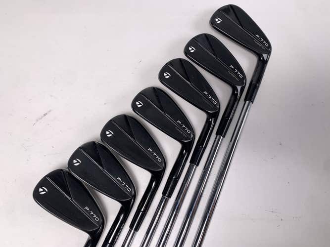 TaylorMade P770 Black 2023 Iron Set 4-PW NS Pro Modus 3 Tour 120g Stiff RH