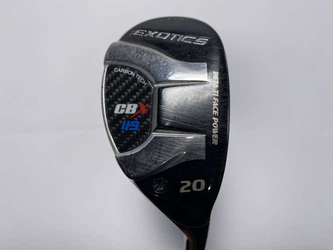 Tour Edge Exotics CBX 119 3 Hybrid 20* Project X Even Flow 5.5 85g Regular RH