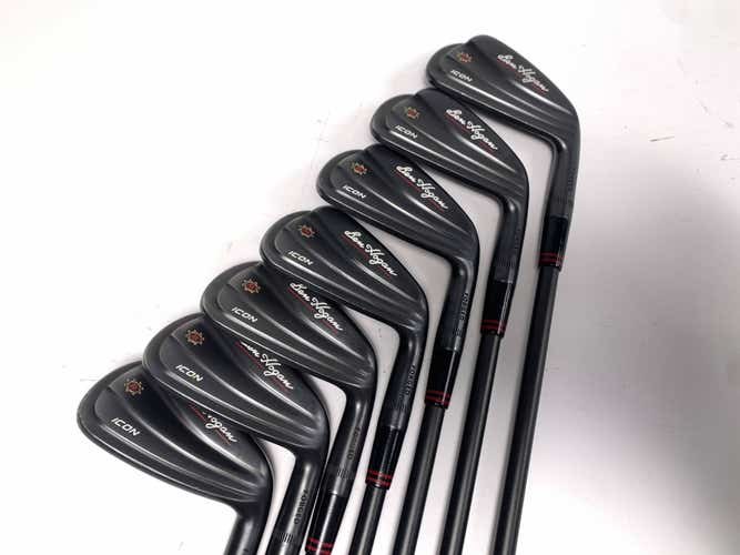 Ben Hogan Icon Black Iron Set 4-PW UST Mamiya Recoil ES 780 F4 Stiff RH