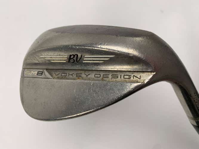 Titleist Vokey SM8 Raw Lob Wedge LW 60* 8 Bounce M-Grind Wedge Steel Mens RH