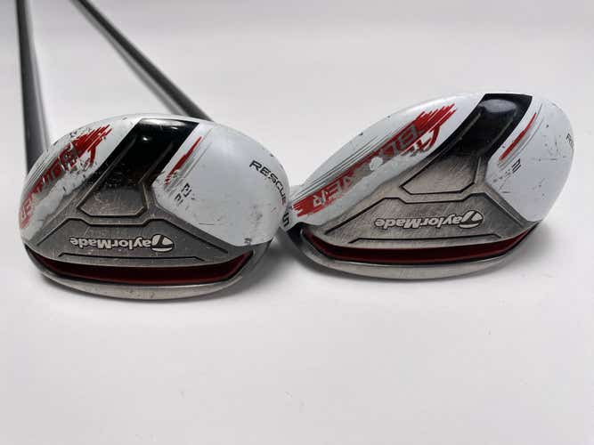 TaylorMade AeroBurner 4 & 5 Hybrid Set 22* 25* REAX 45g Ladies RH