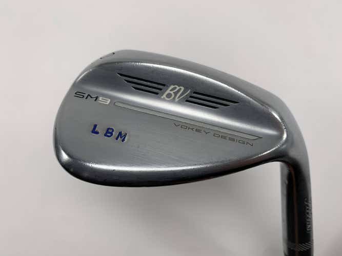 Titleist Vokey SM9 Tour Chrome Wedge 60* 4 Project X LZ 6.0 Stiff Steel Mens RH