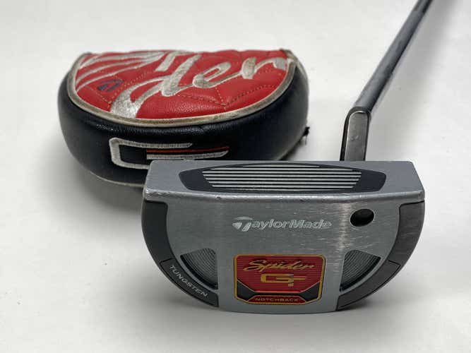 TaylorMade Spider GT Notchback Slant Putter 35" SuperStroke GTR 1.0 RH W/HC
