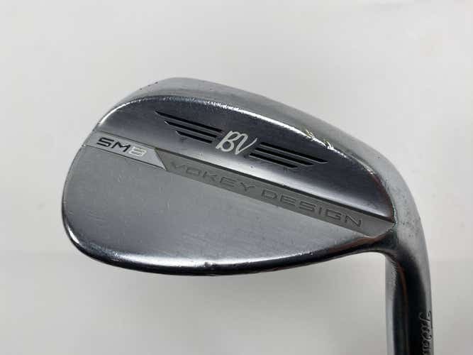 Titleist Vokey SM8 Tour Chrome Wedge 58* 12 Bounce D-Grind Wedge Steel Mens RH
