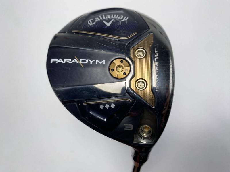 Callaway Paradym Triple Diamond 3 Fairway 15* HZRDUS 6.0 Gen 4 Dual Stiff RH