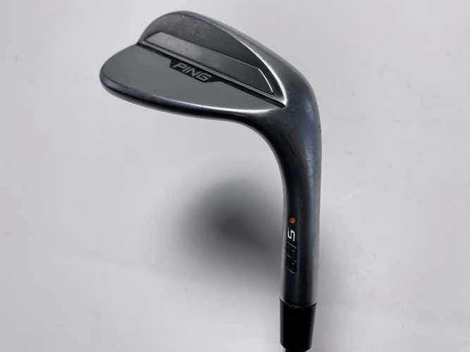 Ping s159 Chrome Sand Wedge SW 58* 8 Orange Dot 2* Flat KBS 610 Wedge Mens RH