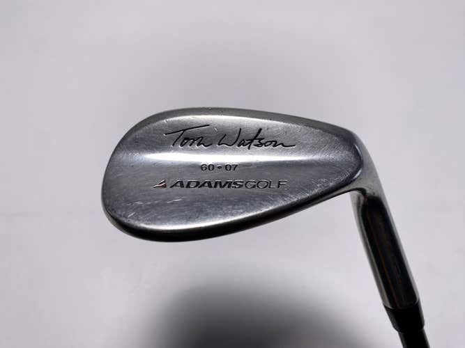 Adams Tom Watson Lob Wedge LW 60* 7 Bounce GT Wedge Graphite & Steel Mens RH
