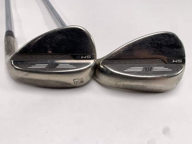 Titleist Vokey SM8 Brushed Steel Wedge Set 54* 12 | 60* 10 Wedge Steel Mens RH