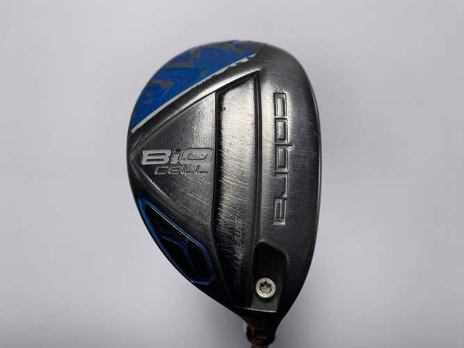 Cobra Bio Cell Blue 3-4 Hybrid 20.5* 63g Stiff Graphite Mens RH Midsize Grip