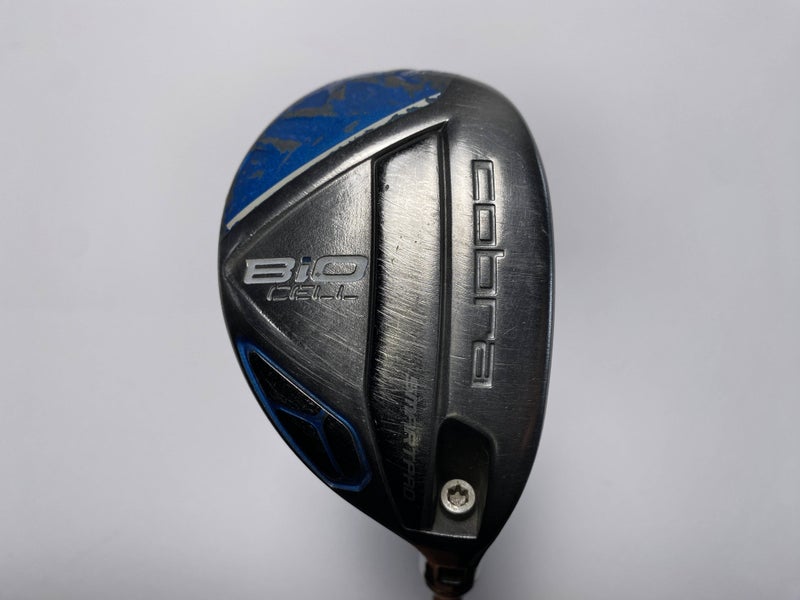 Cobra Bio Cell Blue 3-4 Hybrid 20.5* 63g Stiff Graphite Mens RH Midsize Grip