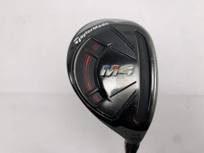 TaylorMade M4 4 Hybrid 22* Fujikura Atmos 6R Regular Graphite Mens RH
